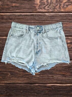WILD FABLE WOMENS DISTRESSED HIGH RISE CUTOFF DENIM …